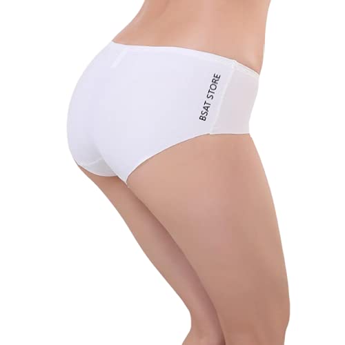 Women's Ice Silk Blend Invisible Lines No Show Hipster Panty (Multicolor, S) (Pack of 5)