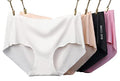 Women's Ice Silk Blend Invisible Lines No Show Hipster Panty (Pack of 1) (Multicolor, S)