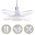 Charkee 25W Cool Day Mini fan Blade 4 Leaf Foldable LED Bulb with Angle Adjustable Ceiling Lights Home