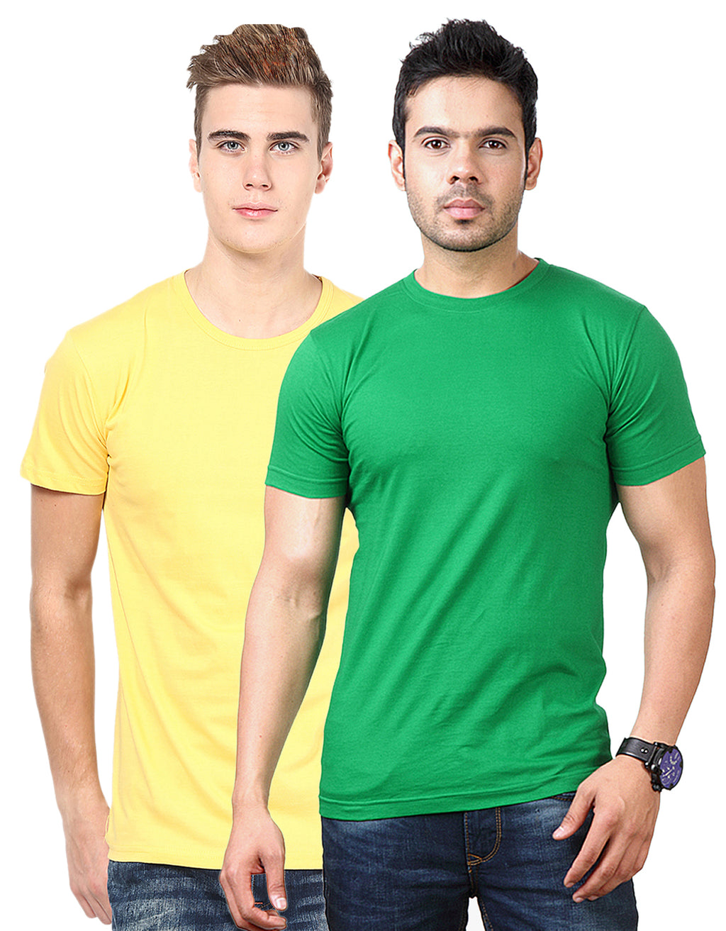 Ketex Round Neck Men's Polyester Blend Dri Fit T-Shirts (Pack of 2)