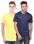 Ketex Round Neck Men's Polyester Blend Dri Fit T-Shirts (Pack of 2)