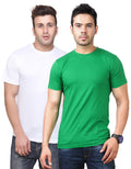Ketex Round Neck Men's Polyester Blend Dri Fit T-Shirts (Pack of 2)