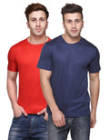 Ketex Round Neck Men's Polyester Blend Dri Fit T-Shirts (Pack of 2)