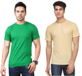 Ketex Round Neck Men's Polyester Blend Dri Fit T-Shirts (Pack of 2)