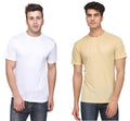 Ketex Round Neck Men's Polyester Blend Dri Fit T-Shirts (Pack of 2)