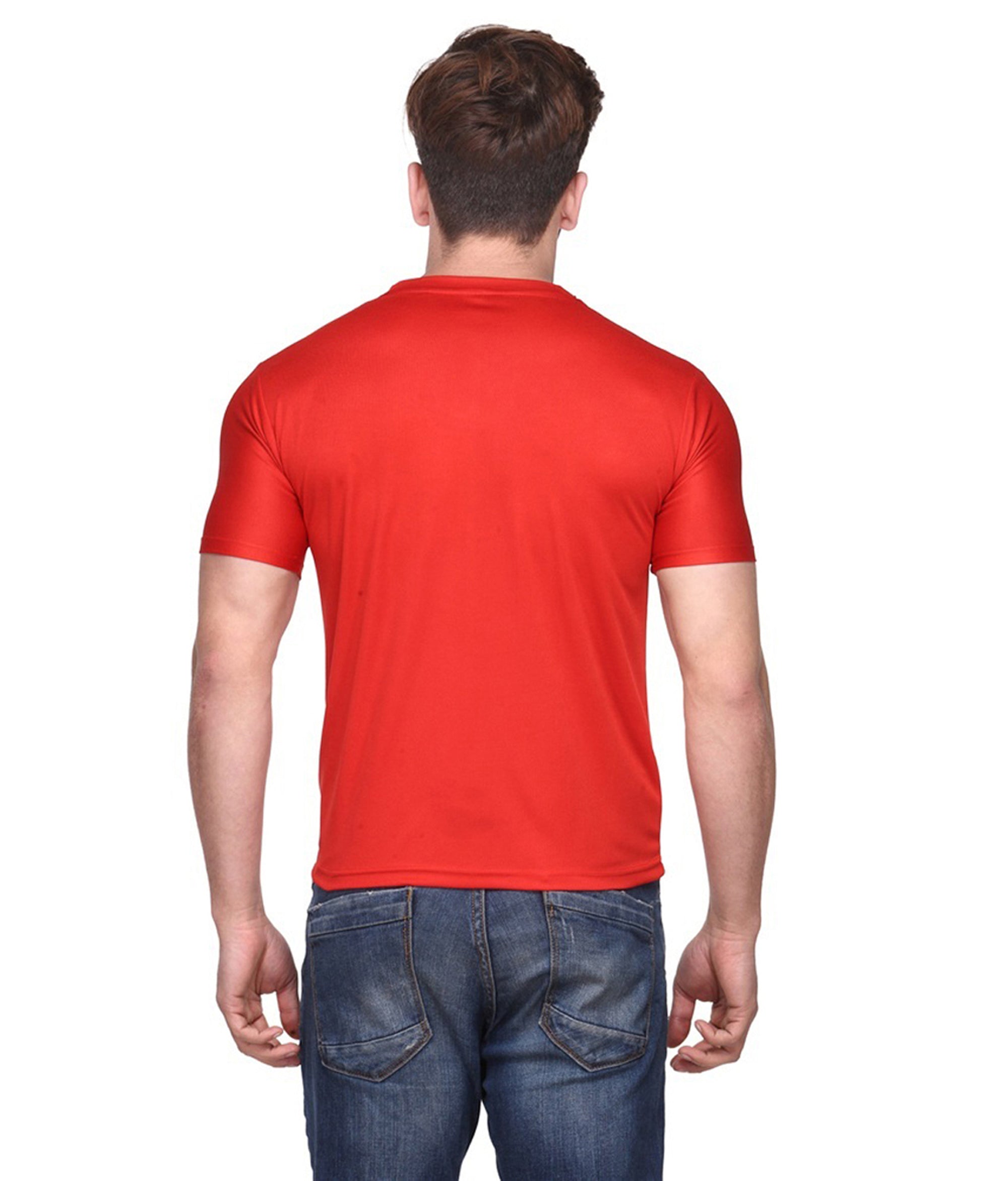 Ketex Round Neck Men's Polyester Blend Dri Fit T-Shirts (Pack of 2)