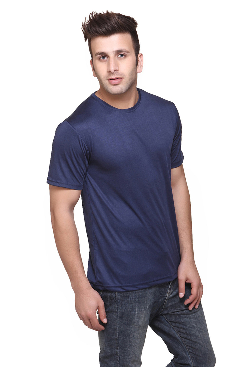Ketex Round Neck Men's Polyester Blend Dri Fit T-Shirts (Pack of 2)