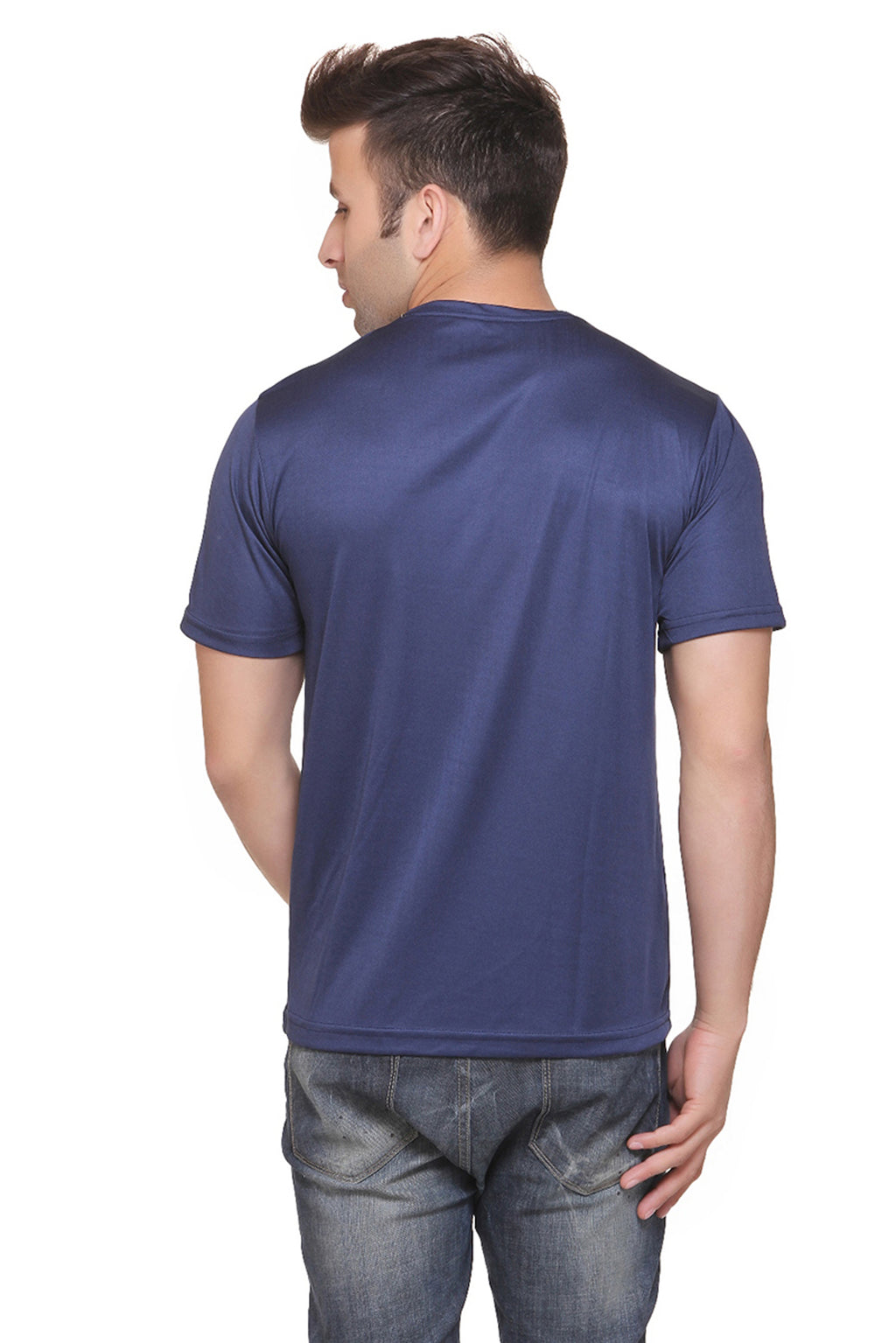 Ketex Round Neck Men's Polyester Blend Dri Fit T-Shirts (Pack of 2)
