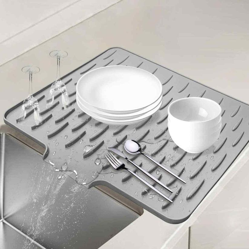 Silicone Dish Drying Mat for Kitchen